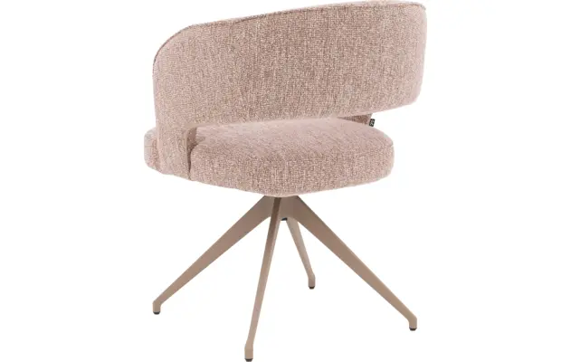 Goossens excellent eetkamerstoel ostuni roze stof - 8243866-goossens-excellent-ostuni-eetkamerstoel-stof-roze-02