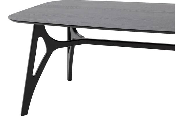 Goossens basic eettafel trani zwart essenhout - 8243896-goossens-basic-trani-eettafel-essenhout-zwart-06