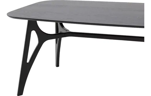 Goossens basic eettafel trani zwart essenhout - 8243896-goossens-basic-trani-eettafel-essenhout-zwart-06