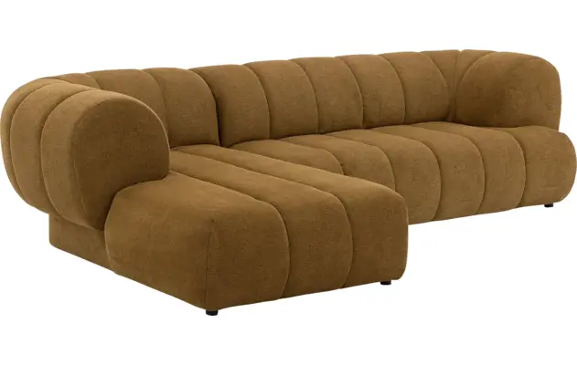 Goossens hoeksalon weave geel stof - 8243949-gespiegeld-21