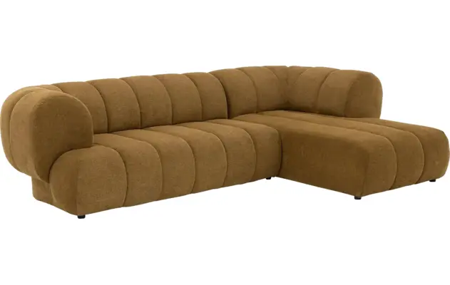 Goossens hoeksalon weave geel stof - 8243949-goossens-weave-bank-stof-geel-02