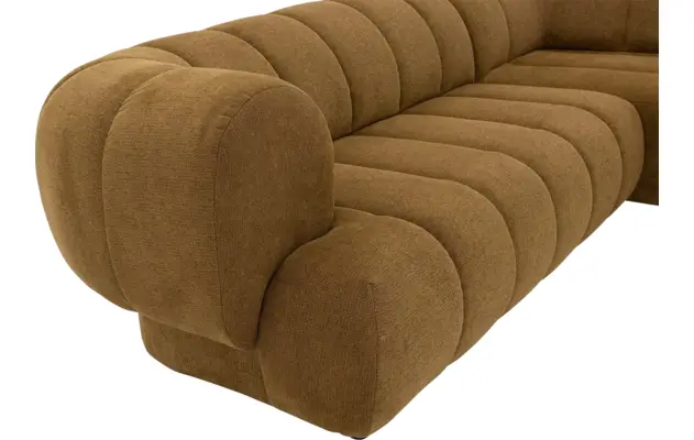 Goossens hoeksalon weave geel stof - 8243949-goossens-weave-bank-stof-geel-09