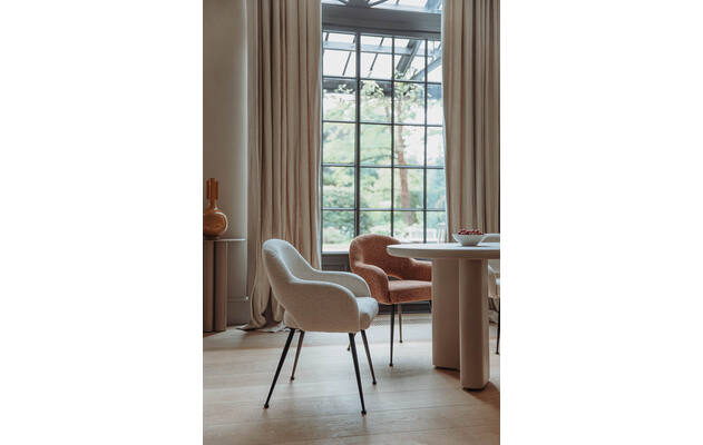 Goossens eetkamerstoel briggen beige stof - 8244031-goossens-julan-eettafel-natuursteen-05