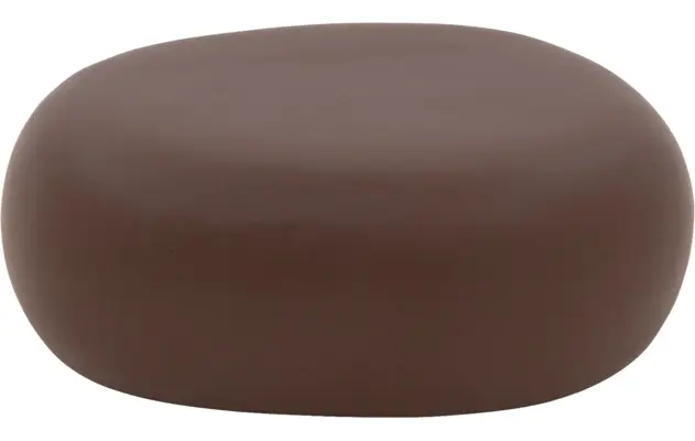 Goossens bijzettafel pebble bruin vezelcement - 8244134-goossens-pebble-kleinmeubel-vezelcement-02