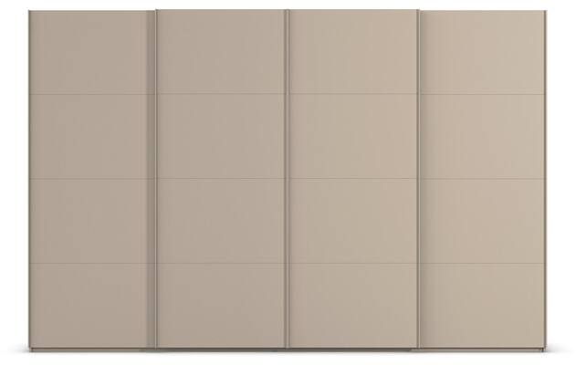 Goossens excellent kledingkast finca mat glas bruin hoogwaardig meubelplaat - 8244204-01
