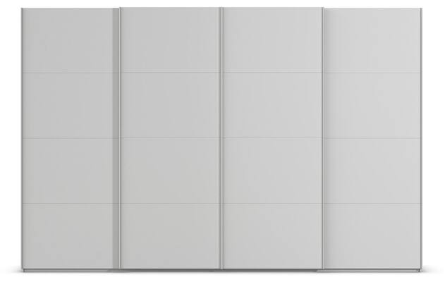Goossens excellent kledingkast finca mat glas grijs hoogwaardig meubelplaat - 8244213-01
