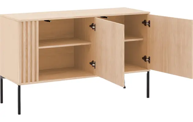 Goossens dressoir viola wit eiken - 8244484-goossens-viola-dressoir-eiken-04