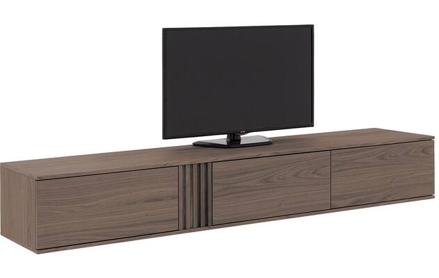 Goossens tv meubel viola donker bruin eiken - 8244525-goossens-viola-tv-meubel-eiken-donker-bruin-05