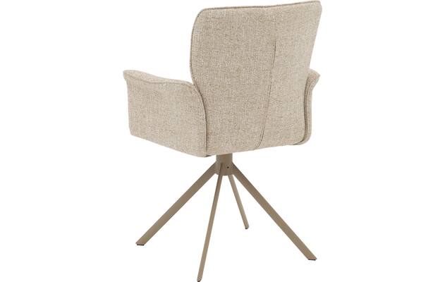 Goossens eetkamerstoel hermes beige stof - 8244605-goossens-hermes-stoel-onderdelen-stof-02