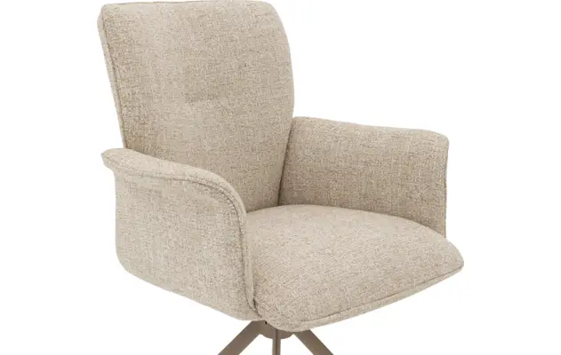 Goossens eetkamerstoel hermes beige stof - 8244605-goossens-hermes-stoel-onderdelen-stof-06