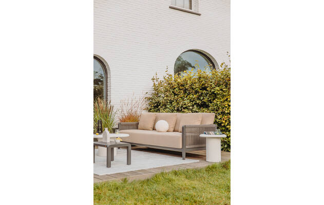 Goossens tuinbank yngvar beige buitenstof - 8250135-goossens-yngvar-loungesets-buitenstof-01