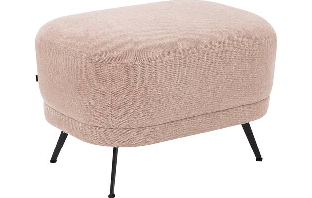 Goossens voetenbank shallow roze stof - 8250214-goossens-shallow-hocker-stof-01