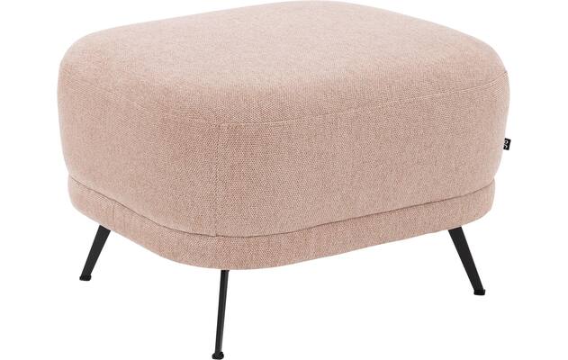 Goossens voetenbank shallow roze stof - 8250215-goossens-shallow-hocker-stof-01