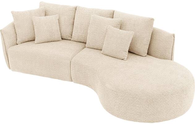 Goossens loungebank fay beige stof - 8251191-goossens-fay-usc-bank-stof-bruin-05