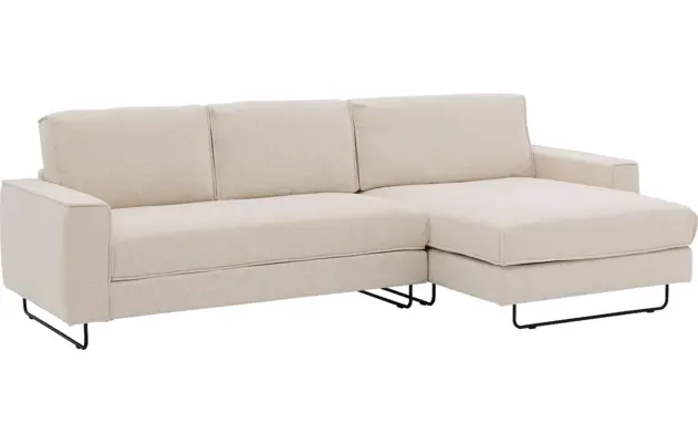 Goossens loungebank jorney beige stof - 8251313-gespiegeld-03