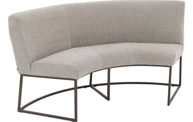 Goossens excellent eetbank tommie beige stof - 8251328-goossens-excellent-tommie-eetkamerstoel-stof-bruin-02