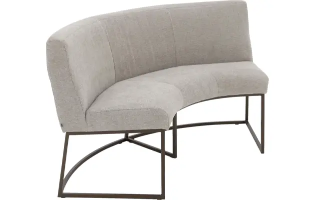 Goossens excellent eetbank tommie beige stof - 8251328-goossens-excellent-tommie-eetkamerstoel-stof-bruin-03