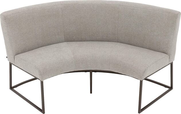 Goossens excellent eetbank tommie beige stof - 8251328-goossens-excellent-tommie-eetkamerstoel-stof-bruin-04