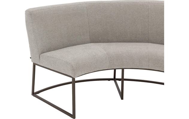 Goossens excellent eetbank tommie beige stof - 8251328-goossens-excellent-tommie-eetkamerstoel-stof-bruin-07