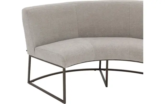 Goossens excellent eetbank tommie beige stof - 8251328-goossens-excellent-tommie-eetkamerstoel-stof-bruin-07