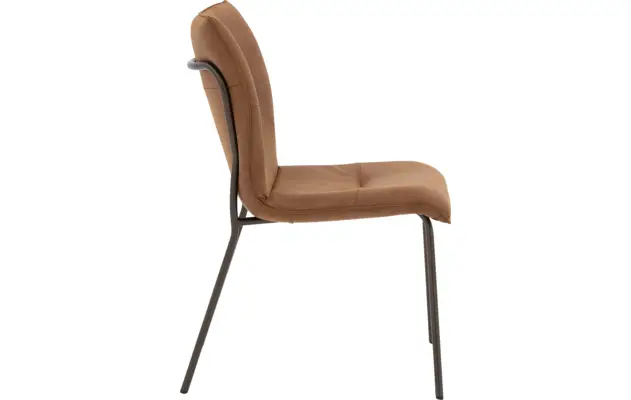 Goossens eetkamerstoel milan bruin micro leer - 8251333-goossens-milan-eetkamerstoel-micro-leer-bruin-03