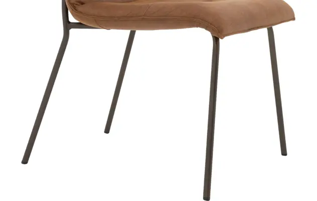 Goossens eetkamerstoel milan bruin micro leer - 8251333-goossens-milan-eetkamerstoel-micro-leer-bruin-07