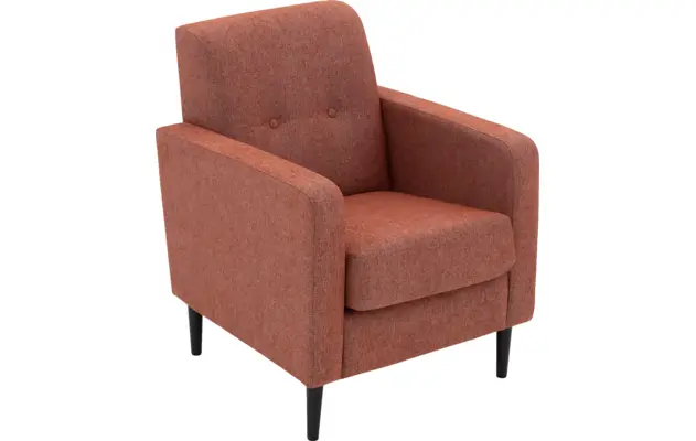 Goossens fauteuil hipp oranje stof - 8251507-goossens-hipp-fauteuil-stof-05