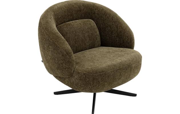 Goossens draaifauteuil saar groen stof - 8251519-goossens-saar-fauteuil-stof-05