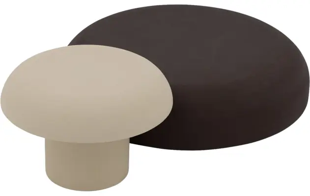 Goossens salontafel mushroom beige leefbeton - 8251552-goossens-mushroom-salontafel-leefbeton-09