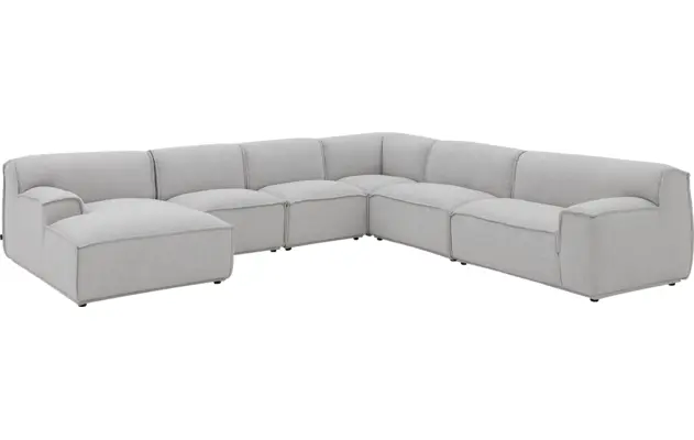 Goossens excellent u bank sens bruin stof - 8251659-goossens-excellent-sens-bank-stof-bruin-02