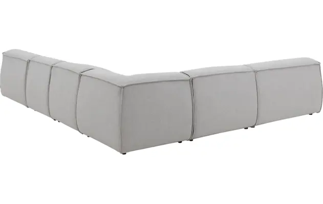 Goossens excellent u bank sens bruin stof - 8251660-gespiegeld-04