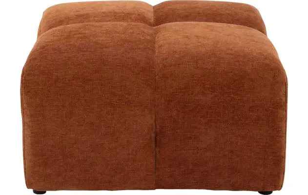 Goossens excellent voetenbank kubus bruin stof - 8251677-goossens-excellent-kubus-hocker-stof-02