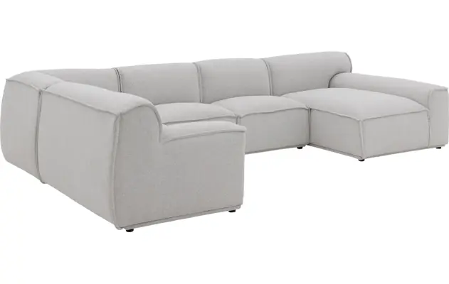 Goossens excellent u bank sens bruin stof - 8251680-gespiegeld-07