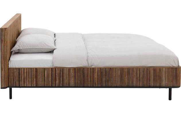 Goossens bedframe adel bruin teak - 8251698-goossens-adel-bedframe-teak-03