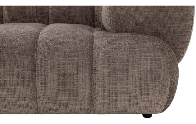 Goossens hoeksalon weave bruin stof - 8251717-gespiegeld-09