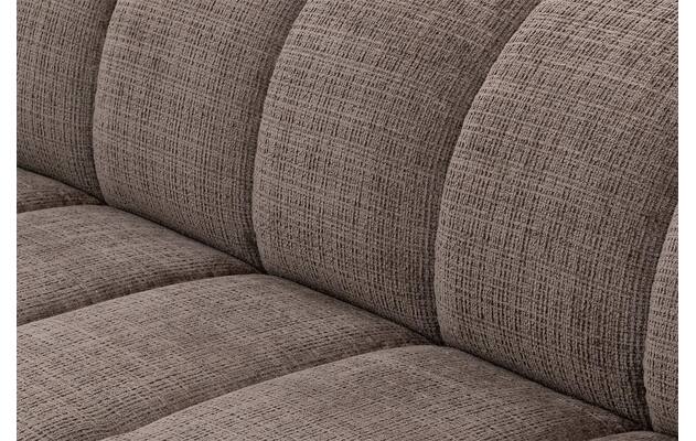 Goossens hoeksalon weave bruin stof - 8251717-gespiegeld-10