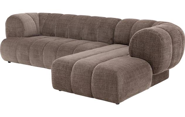 Goossens hoeksalon weave bruin stof - 8251717-goossens-weave-bank-stof-bruin-04