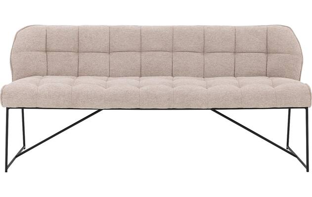 Goossens eetbank ronnie roze stof - 8252040-goossens-ronnie-eetkamerstoel-stof-roze-01