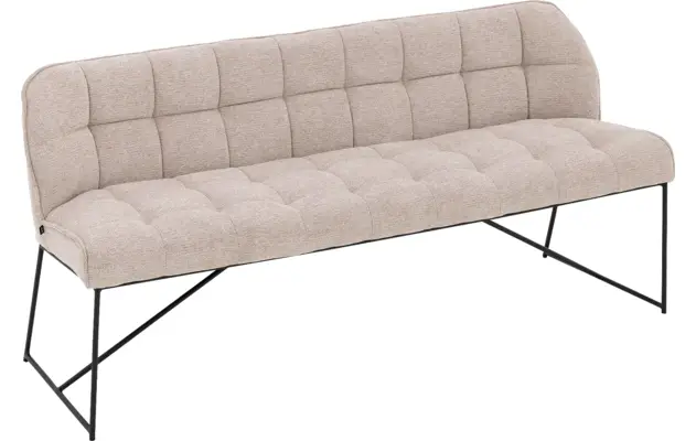 Goossens eetbank ronnie roze stof - 8252040-goossens-ronnie-eetkamerstoel-stof-roze-04