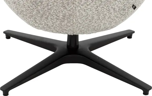 Goossens excellent draaifauteuil piemonte grijs stof - 8252070-goossens-excellent-piemonte-fauteuil-stof-08