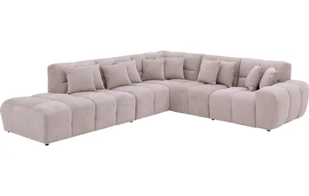 Goossens excellent hoeksalon kubus beige stof - 8252075-gespiegeld-03