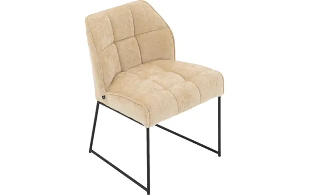 Goossens eetkamerstoel ronnie beige stof - 8252095-goossens-ronnie-eetkamerstoel-stof-beige-05