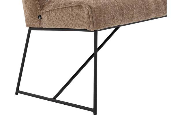 Goossens eetbank ronnie bruin stof - 8252096-goossens-ronnie-eetkamerstoel-stof-bruin-06