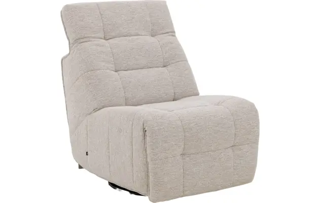 Goossens relaxstoel benji wit stof - 8252108-goossens-benji-fauteuil-stof-01