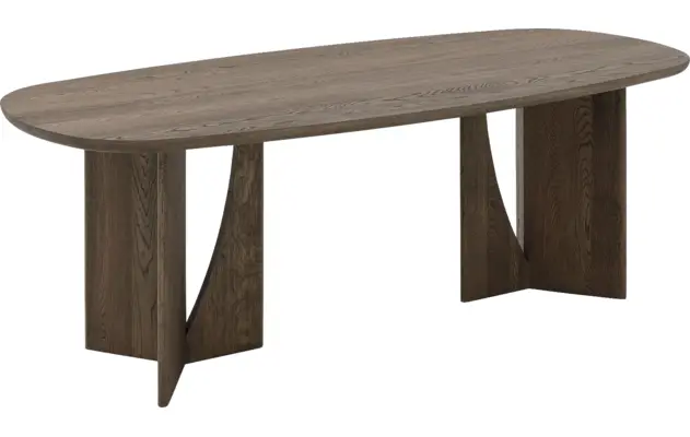 Goossens eettafel slim bruin eiken - 8252123-goossens-slim-eettafel-eiken-bruin-01