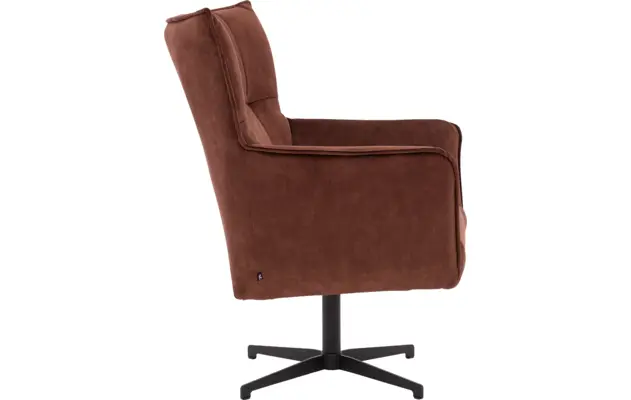 Goossens draaifauteuil como bruin stof - 8252125-goossens-como-fauteuil-stof-04