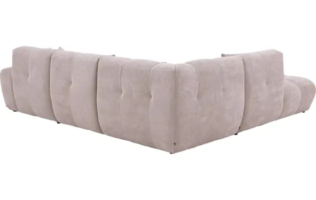 Goossens excellent hoeksalon kubus beige stof - 8252132-gespiegeld-04