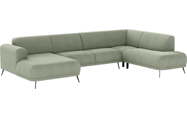 Goossens u bank shallow groen stof - 8252279-goossens-shallow-bank-stof-groen-02
