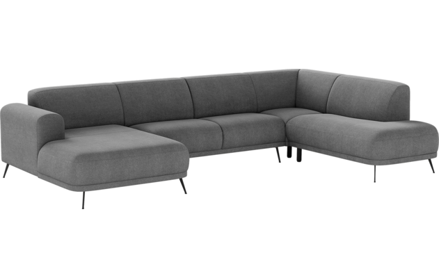 Goossens u bank shallow grijs stof - 8252285-goossens-shallow-bank-stof-grijs-02