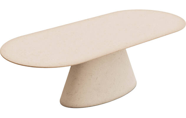 Goossens eettafel stone beige beton - 8252524-goossens-stone-eettafel-beton-beige-02